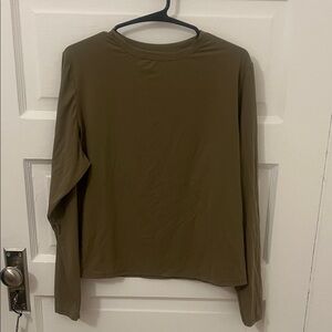 Skims Olive Long Sleeve Women's Top